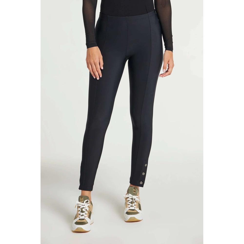 Anatomie $198 Women's Medium Black Aida Cozy Fleece Lined Mid-Rise Legging